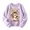 B472 Purple, variant on Likimi Toddler Kids Girls Halloween Sweatshirts Hallowmas Ghost Print Crew Neck Sweatshirt For Girls Long Sleeve Loose Fit Comfortable Pullover Size 2-3 Years