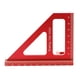 thumbnail image 5 of Transportador Cuadrado Para Carpintería, Regla De Línea De Dibujo, Herramienta De Medición, Diseño Triangular, Trazador De 45 Y 90 Para Ingeniero Carpintero, 5 of 7