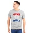 thumbnail image 3 of I Paused My Game For America Joke Men's Graphic T Shirt Tees Brisco Brands S, 3 of 6