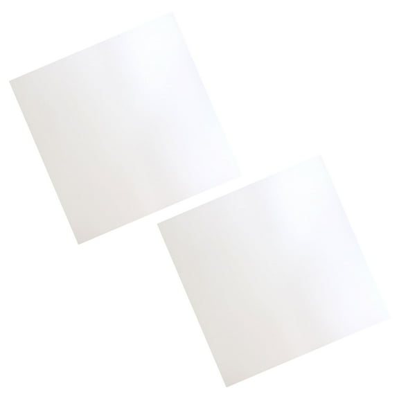 Kiven Led Light Cover,Lampshade Diffuser White Fabric Diffuser,11.8 in Square Diffuser, LED Light Blocking Stickers for Recessed Light/Can Light, Table Lamp, Ceiling Light, Downlight