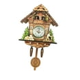 thumbnail image 1 of simhoa Wooden Hanging Pendulum Wall Clock Vintage Wall Clock, 1 of 8