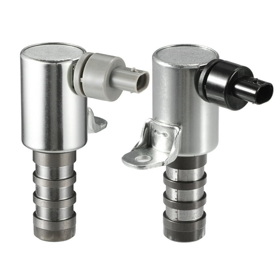 Unique Bargains Engine Variable Valve Timing VVT Solenoid - for Ford F150 2011-2017 Metal Silver Tone - 2 Pcs