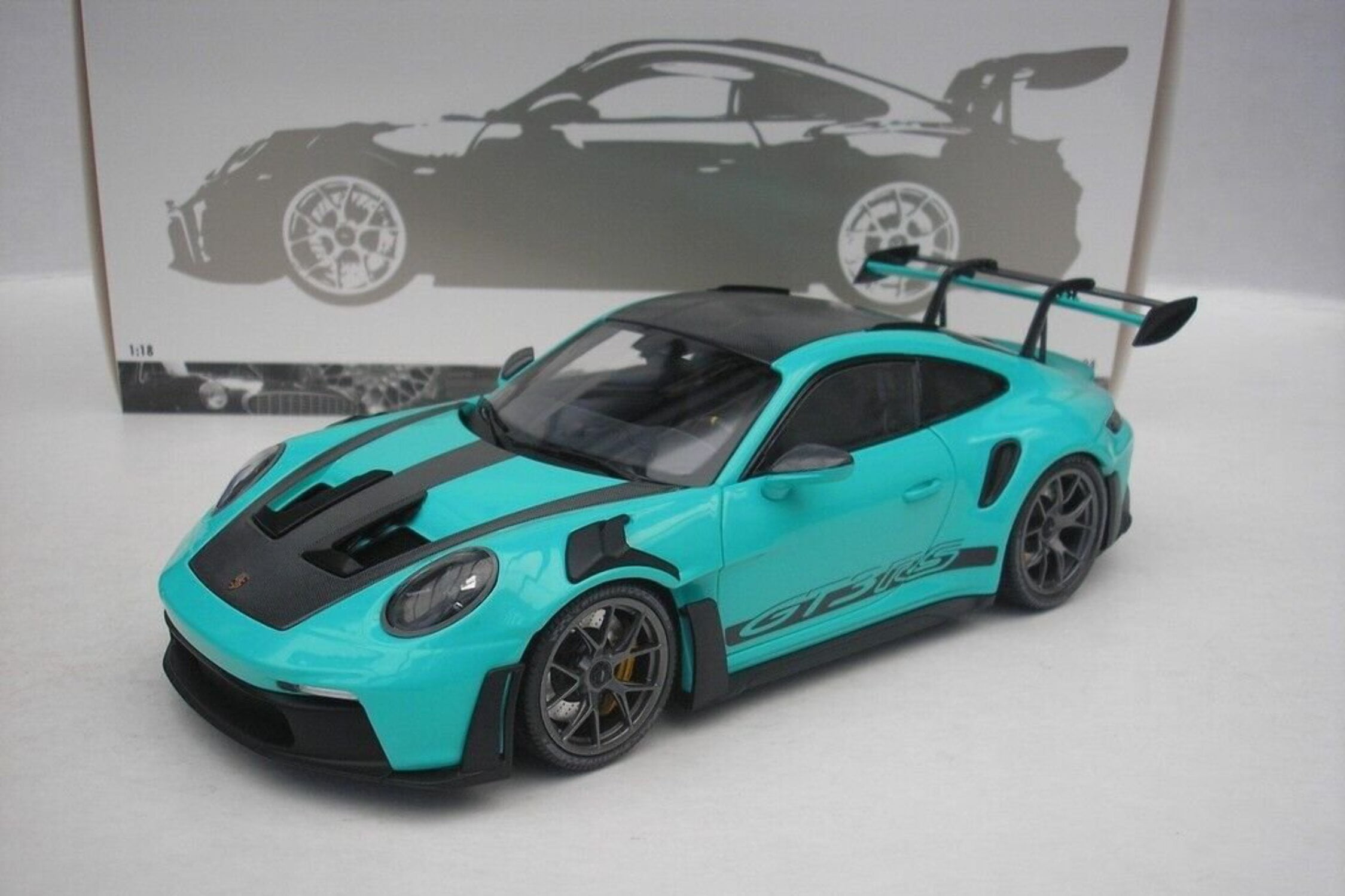 Minichamps 2022 Porsche 911 992 GT3 Touring Agate Grey