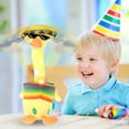 thumbnail image 6 of CIVG 13.7" Dancing Duck baby Toy Talking Musical Singing Duck Toy Recording and Repeating What You Say Electronic Ducks Animal Plush Toys with 120 Songs and Glow for Toddlers Kids, 6 of 9