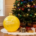 thumbnail image 4 of ToyKingdee Christmas Ornaments, Inflatable Ornaments Balls Outdoor for Christmas Decorations, Giant Outdoor Jingle Bells for Front Door Yard Tree Hanging Decoration, 4 of 6