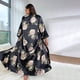 thumbnail image 4 of Batas de mujer de seda sintética de longitud completa, ropa de casa, batas de baño, pijamas, pijamas de mujer, 4 of 5