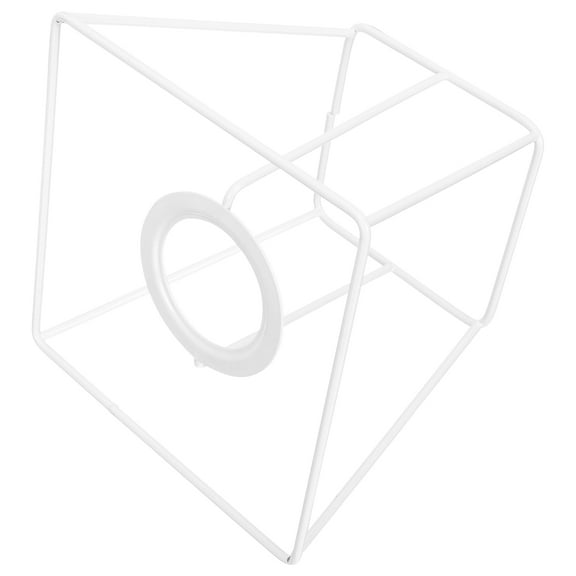 LABRIMP 1Pack Wire Lamp Shade Frame for Diy Enthusiasts Home Decor 11.8x4.7x3.3in