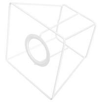 LABRIMP 1Pack Wire Lamp Shade Frame for Diy Enthusiasts Home Decor 11.8x4.7x3.3in