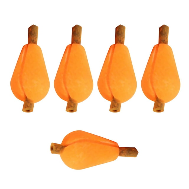 facefd 1/2/3/5 Ensemble de Bobber de Pêche Dido Mousse Réutilisable Bouée de Lancer en Liège Kit de Pêche Extérieur Rouge 5 Pcs Grande Goutte d'Eau 1 Pce