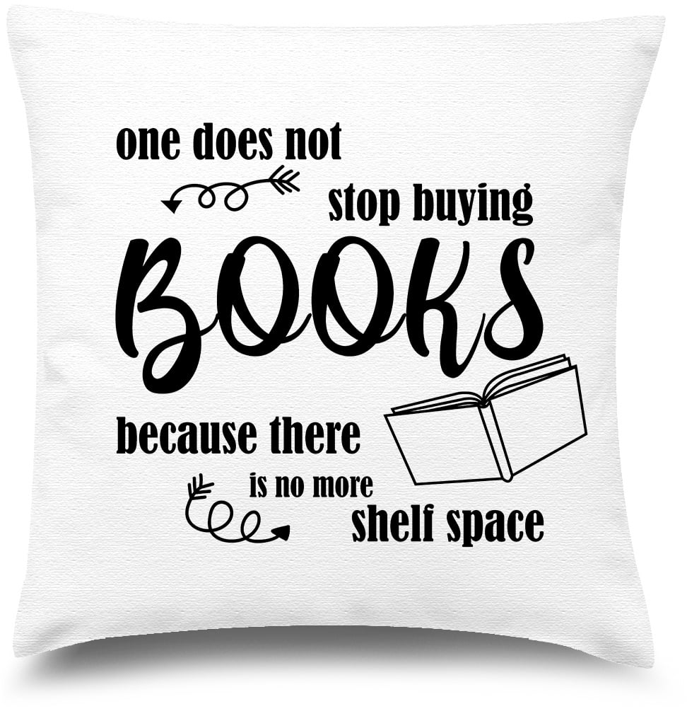 Never judge a book by its cover Book Lovers Gifts - Book Lovers Gifts -  Pillow