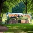 thumbnail image 4 of CJC Mini Green House Garden Outdoor Tunnel Plastic Grow Small Garden Greenhouses Movable Plant Greenhouse 47.24 x 23.62 x 19.68", 4 of 7