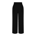 thumbnail image 6 of BUIGTTKLOP Plus Size Dress Pants for Women High Waisted Business Casual Pants Wide Leg Pleated Office Work Trousers, 6 of 6