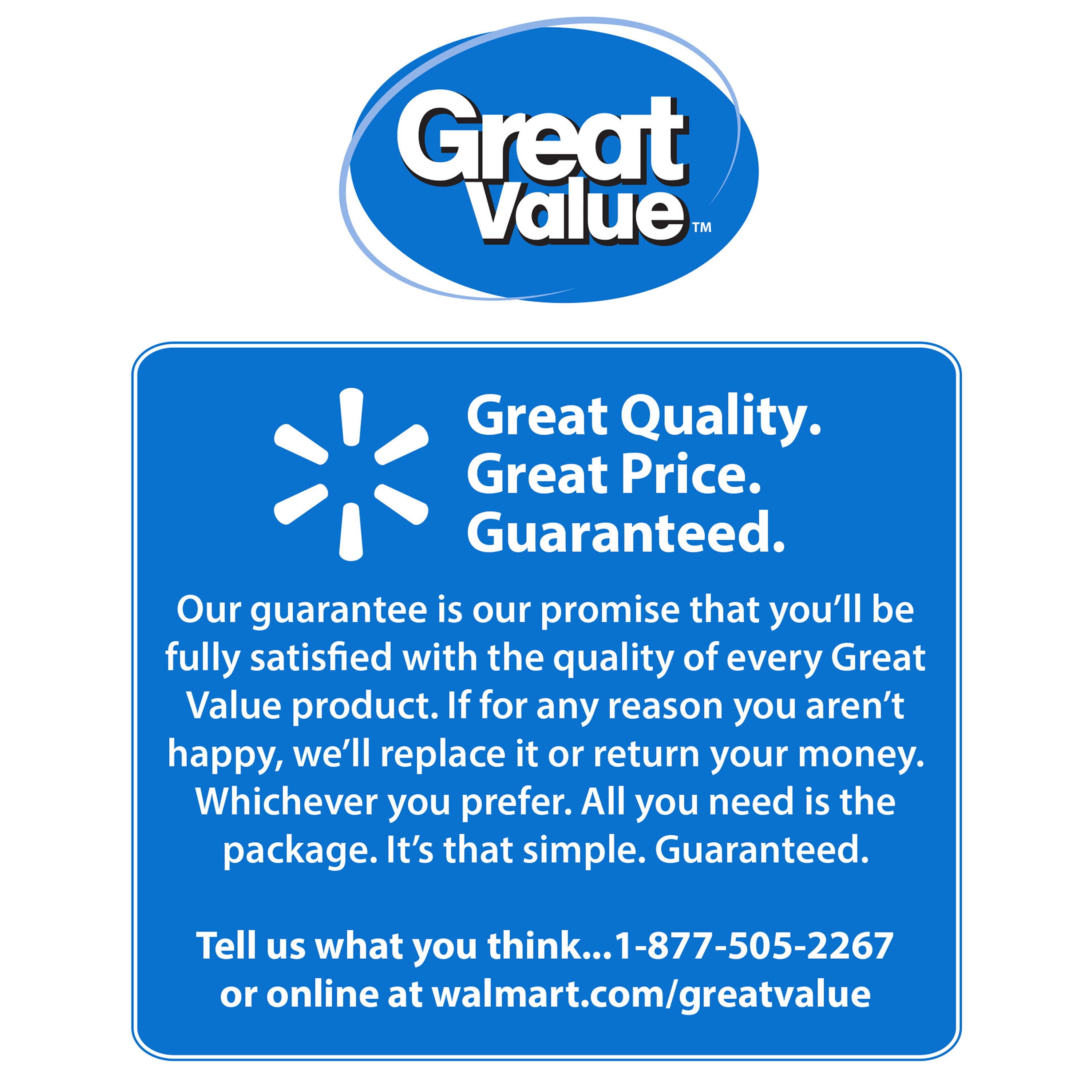 (4 pack) Great Value Apple Juice, 8 fl oz, 6 Count