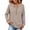 Khaki A1, variant on Edvintorg Sweaters for Women Casual Loose Button Knit Sweater Long Sleeve Crew Neck Pullover Top Plus Size Clothes for Women Black M