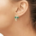 thumbnail image 5 of 1 3/4 Carat T.G.W. Emerald And White Diamond Accent 14K Gold over Silver 3-Piece Jewelry set, 5 of 7