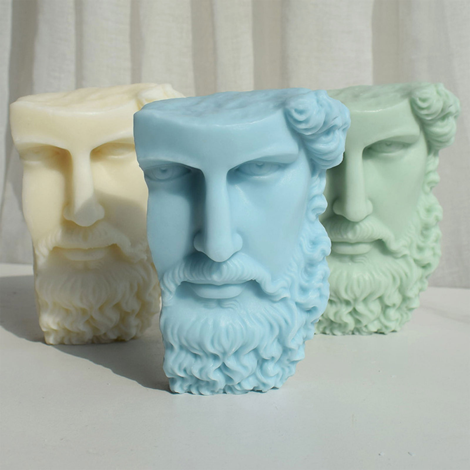 Statue Mold Fingurine Silicone Mold for Crafting Soap Plaster Ornament Resin Craft Desk Decoration