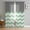 green, variant on ERUNPONLY Turquoise Chevron Sheer Curtains 63 Inch Length 2 Panels Set, Geometric Grey Wavy Striped White Voile Window Treatment Curtains Sheers Drapes for Bedroom/Living Room/Kitchen 52x"63"x2