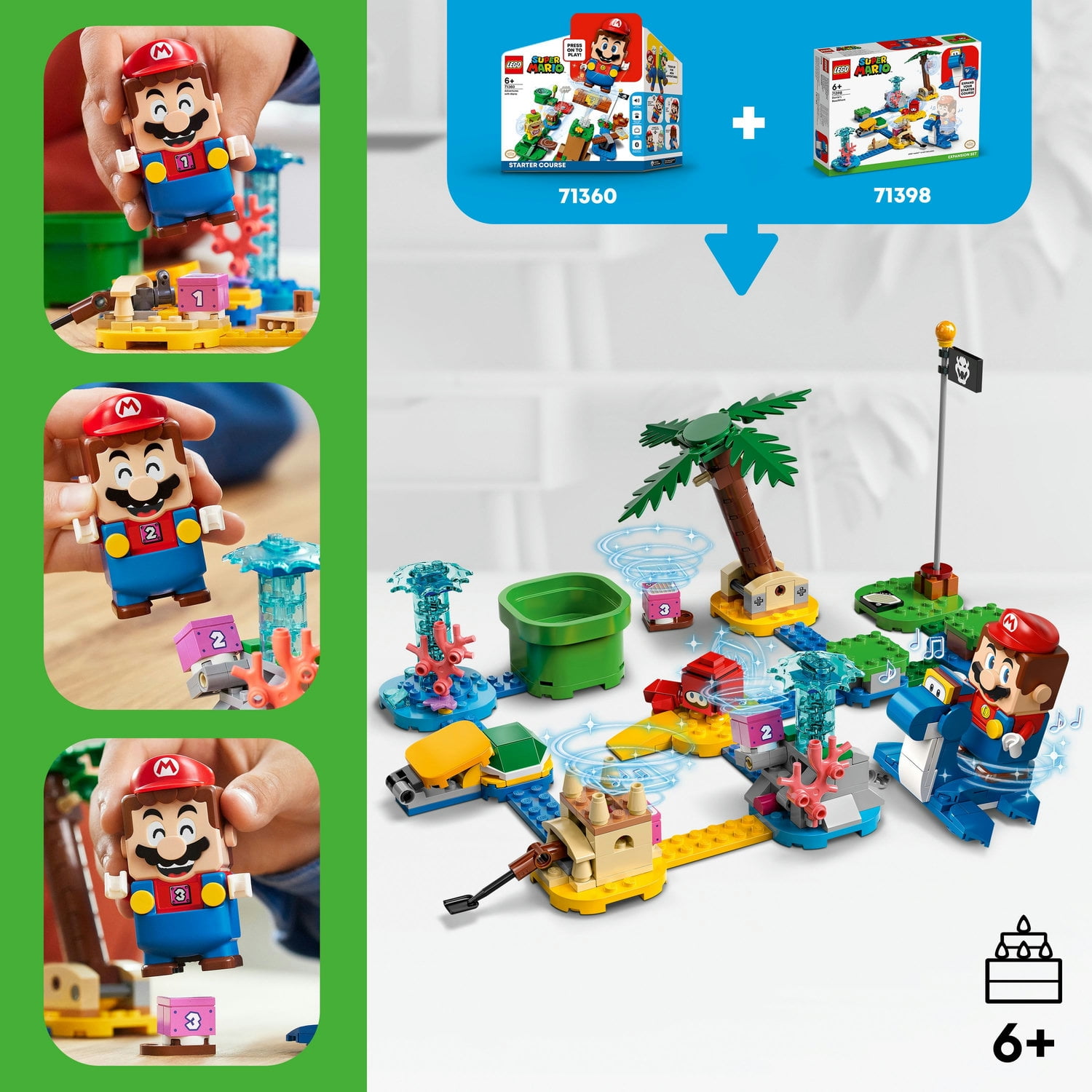 LEGO Interactive Super Mario Dorrie's Beachfront Expansion