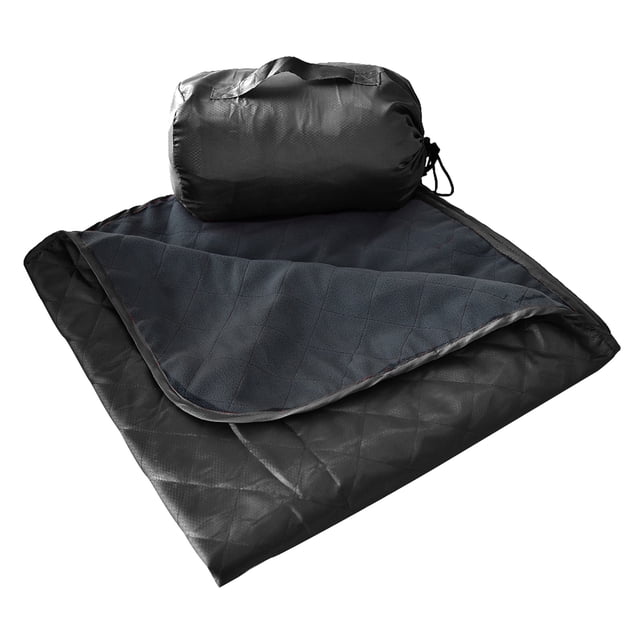 Tapete De Pícnic Colchoneta plegable para acampar con bolsa de almacenamiento, colchoneta de poliéster para picnic, manta para siesta (negro) Likrtyny Para Estrenar