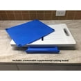 thumbnail image 3 of Karving King Deluxe Dripless Cutting Board 3 in 1 System Non-Slip Feet & Spikes Hold Food in Place while Carving Juice Groove Fills Drip Collection Drawer for Gravy & Digital Meat Thermometer - Blue, 3 of 8