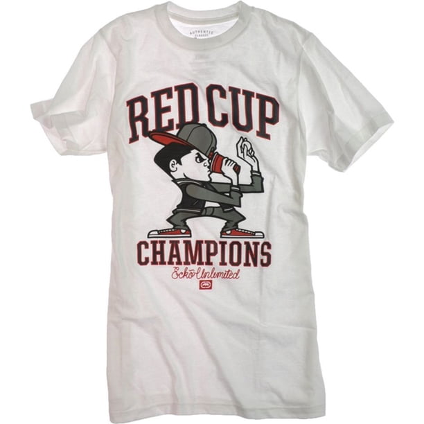 Ecko Unltd. Camiseta gráfica The Champ para hombre, blanca, XXX-Large