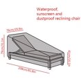 thumbnail image 4 of SURJDE Housse de Chaise Longue de Patio, Housse de Mobilier d'Extérieur Robuste, Housse de Mobilier de Patio Imperméable, Housses de Chaise 82”X30”Wx31”H (1PCS), 4 of 7