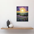 thumbnail image 4 of Vibrant Sunrise over Blooming Lavender Fields Unframed Wall Art Print Poster Home Decor Premium, 4 of 5