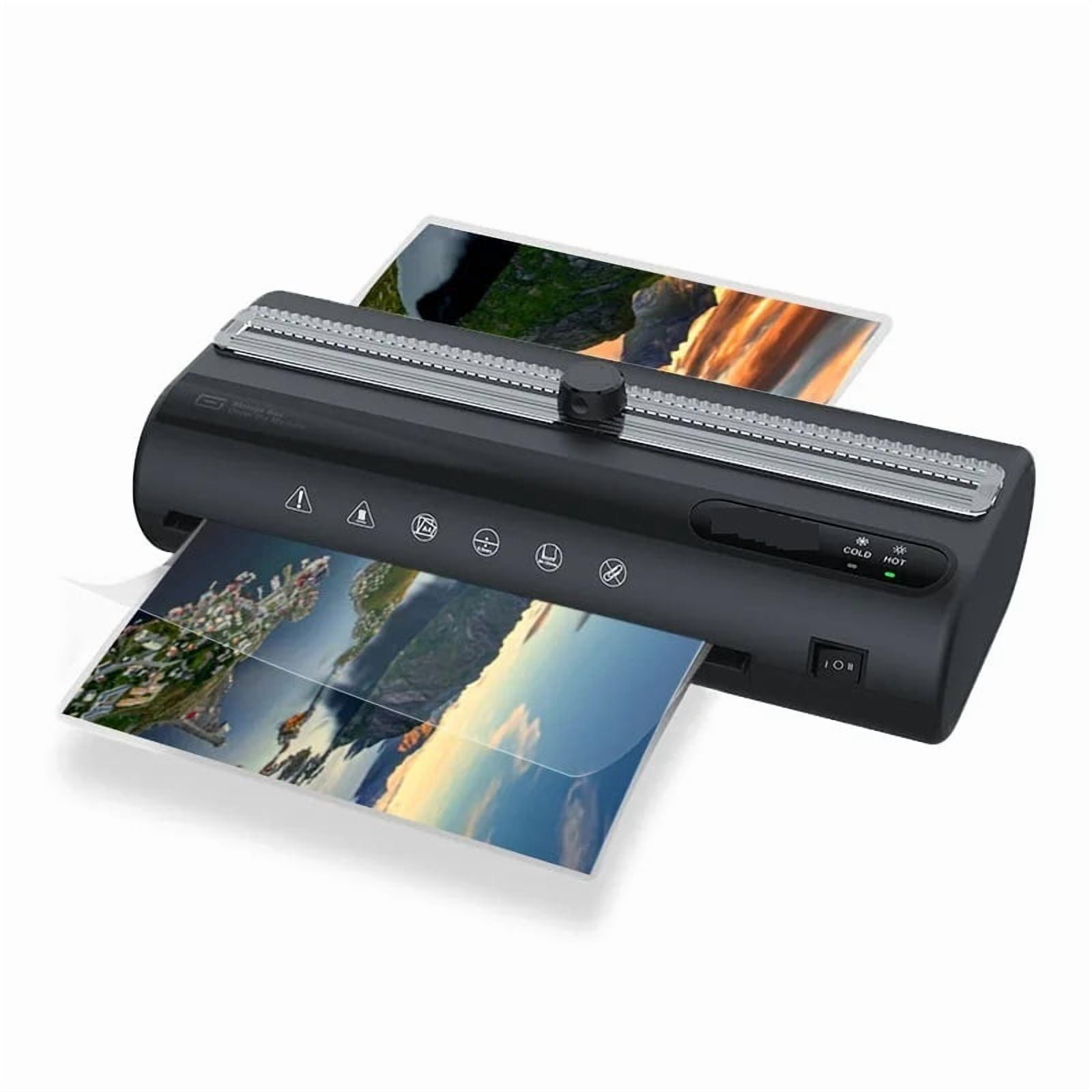 A4 Laminating Machine Hot Cold Mode Photo Plastic Sealing Apparatus Automatic Small Office Document Sealing Device FNL003g