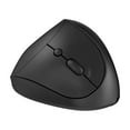 thumbnail image 3 of UHUYA Wireless Mouse 2.4G Rechargeable Wireless Vertical Mouse, Ergonomically Designed 10 Meters Free Control, Built-in 600mah Lithium Battery, Suitable for Office Games Black, 3 of 9