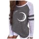 thumbnail image 1 of Camisas sexy para mujer Cuello redondo Manga larga Tops Impreso Blusa regular Fridja fjkfkj1894, 1 of 6