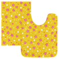 thumbnail image 7 of Yayeee Bath Rugs for Bathroom Floor Set of 2 Non Slip Fluffy Soft Absorbent Mat, Pink White Stars, 7 of 7