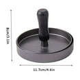 thumbnail image 3 of Meat Press 1-Piece Hamburger Patty Press Maker Beef Chicken Sandwich Press with Non-Stick Surface for Home Kitchen Rkxzt, 3 of 6