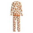 thumbnail image 3 of Christmas Family Matching Pyjama Set Gingerbread Man Print Tops and Loose-Fit Trousers Set, 3 of 8