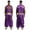 Dark Purple&Dark Purple, variant on iiniim Mens Arabian Prince Costume Open Front Vest with Pants Halloween Show Fancy Dress up Outfit Dark Purple&White S