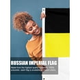 thumbnail image 2 of fankhu Russian National Flag 90x150cm Country Empire Russia Imperial Flag Banner, 2 of 9