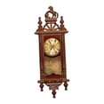 thumbnail image 2 of Reloj de Pared para Casa de Muñecas 1/12, Reloj Antiguo, Modelo de Juego, Reloj con Marco de Madera Delicado, Accesorio de Escena en Miniatura, Adorno Marrón Macarena Reloj de casa de muñecas, 2 of 8