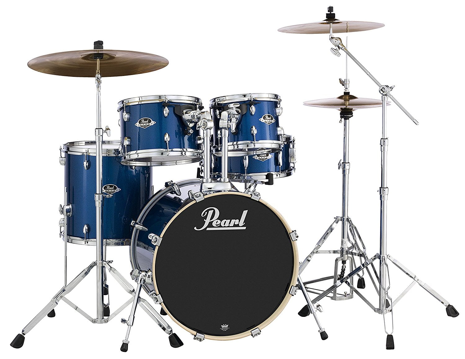 Pearl Export 5pc. Drum Set w/ Hardware Pack, (702) Electric Blue