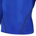 thumbnail image 6 of REORIAFEE Men Sweatsuits Sets Men's Sets Casual Print Sets Summer Outfit for Men Running Sports Suit Fitness Clothes Quick drying Clothes Morning Running Training Suit Two piece Dark Blue XXXL, 6 of 8