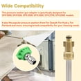 thumbnail image 4 of JIAHAOO Universal Pressure Washer Gun Adapter 4000 PSI Heavy Duty Metal Build For Husky Power Washer Models, 4 of 8