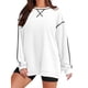 thumbnail image 1 of Sudaderas de Mujer de Larga, Cuello Redondo, Estilo Pullover, Ideales para Otoño e Invierno. con Cremallera Lateral, Perfectas para Salir. XXL, 1 of 10