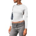 thumbnail image 2 of Camiseta De Verano Camisa de mujer Cami Top Y2K Style Backless Slim Fit Streetwear Suit (Blanco L) Cgtredaw Para estrenar, 2 of 7