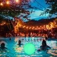 thumbnail image 4 of Mauxuk LED Floating Pool Light, RGB Color Changing Beach Light, Waterproof Decorative Light for Pool Parties and Outdoor Fun with Remote Control, 4 of 7