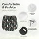 thumbnail image 4 of Balery Christmas cute deer old man Pantalones cortos deportivos para mujer con forro y dos bolsillos, elásticos, para entrenamiento, gimnasio, yoga-X-Large, 4 of 7