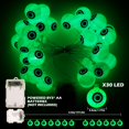 thumbnail image 4 of Halloween String Light LED Remote Control Eyeball Fairy Light with 8 Modes Battery Powered Waterproof for Garden Patio Yard Halloween Party, 4 of 10