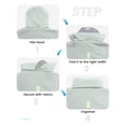 thumbnail image 5 of Men's Waterproof Cycling Vests with Hood, Lightweight Reflective Stretch Sleeveless Vest for Cycling, Running, Camping (XL, light grey), 5 of 7