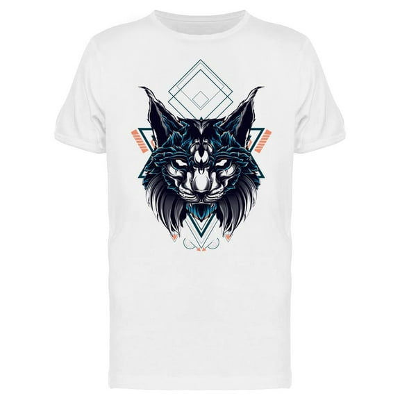 Sacred Lynx T-Shirt Men -Image by Shutterstock, Male XX-Large