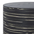 thumbnail image 7 of Safavieh Bahan Modern Wood Round End Table, Black, 7 of 7