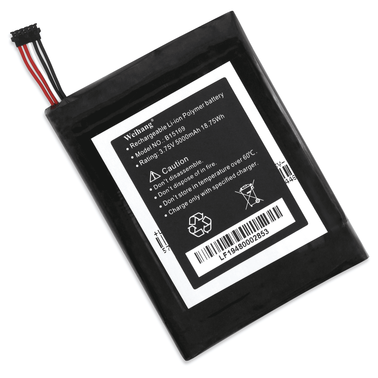 New Battery B15169 For  Video Doorbell 1st Generation with 720p HD Camera (2014 Release)