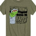 thumbnail image 3 of Sesame Street - Frowning Makes Me Happy - Toddler and Youth Short Sleeve Graphic T-Shirt, 3 of 5