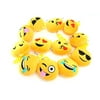 12 Pcs Emoji Mini Plush Pillows,Keychain Decorations, Kids Party Supplies Favors…